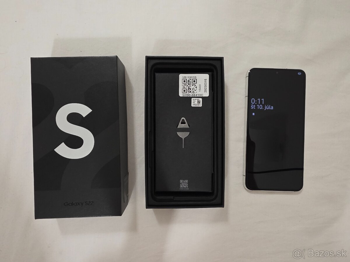 Samsung Galaxy S22 256 GB biely