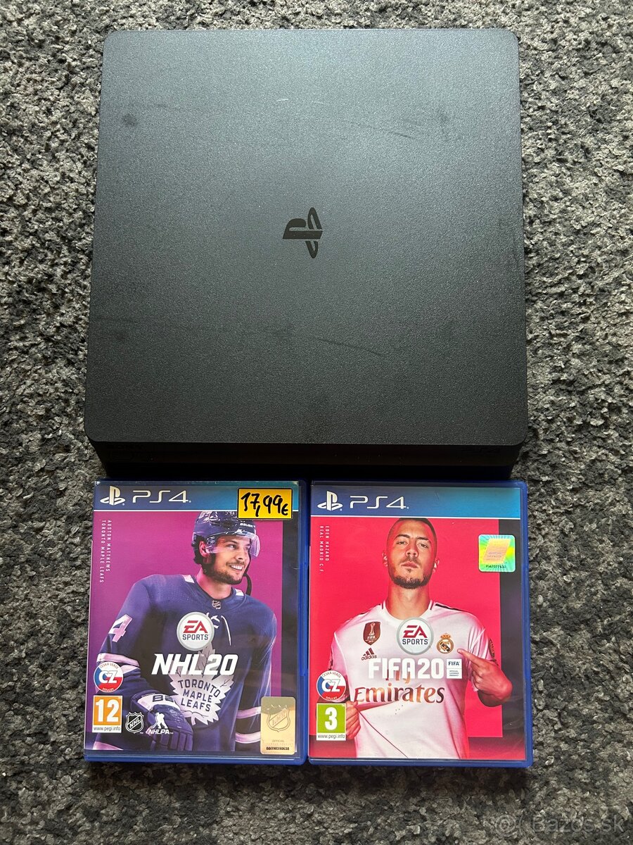 Sony PS4 Slim 500GB +2 hry