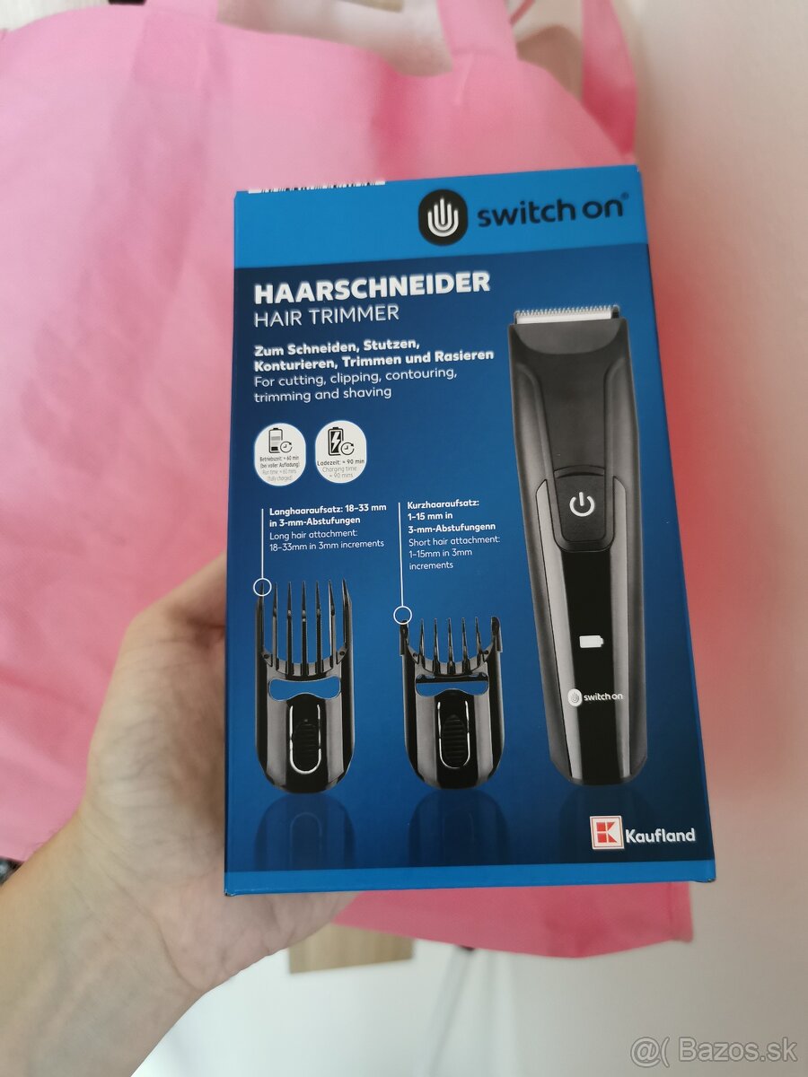 Nabíjateľný strihač vlasov