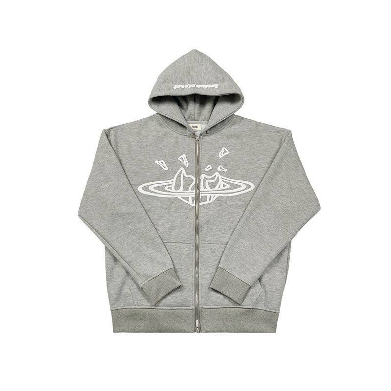 Sveter Broken Planet/ Zip Hoodie Broken Planet