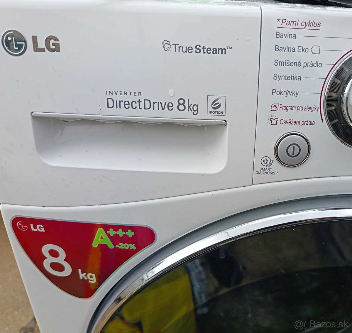 LG direct drive 8kg práčka