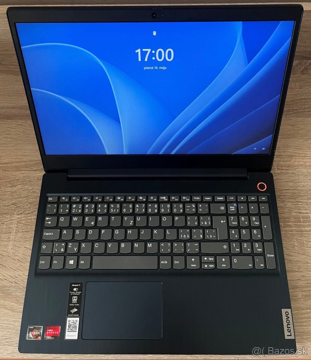 🖥️ Na predaj: Lenovo IdeaPad 3 15ADA05 Ryzen 5, 8 GB RAM