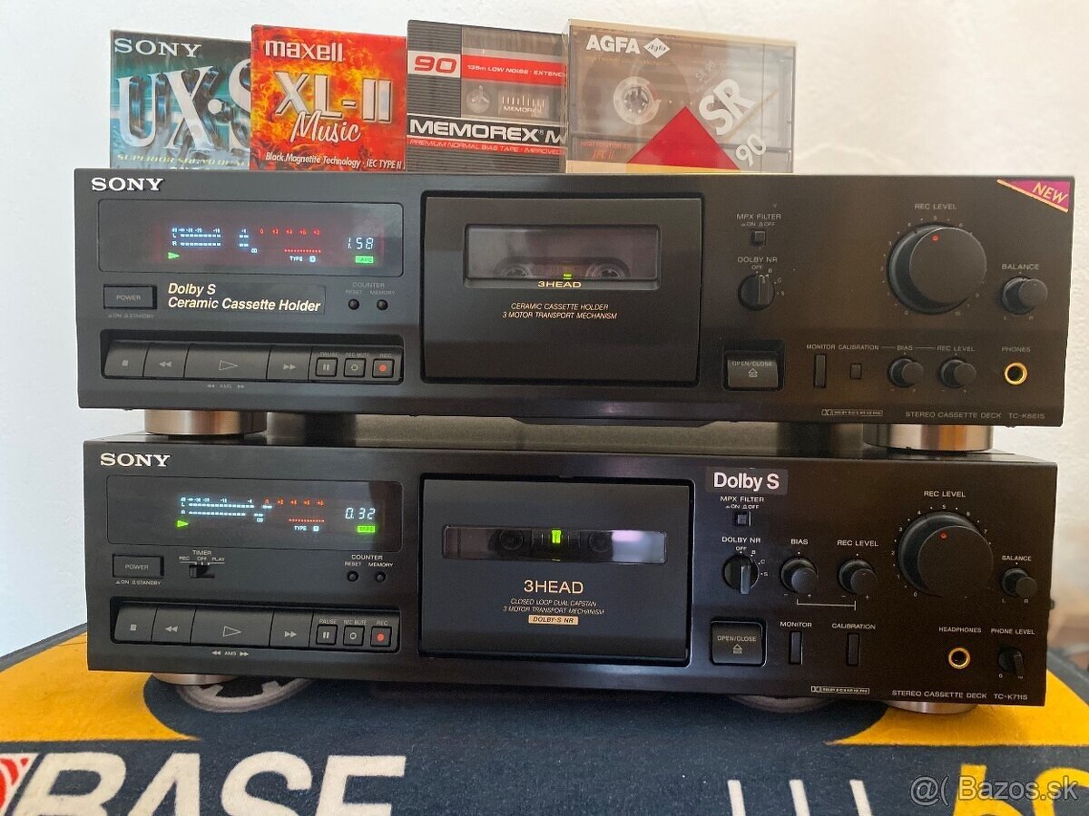 Predam kazetove decky SONY TC-K711S a TC-K661S