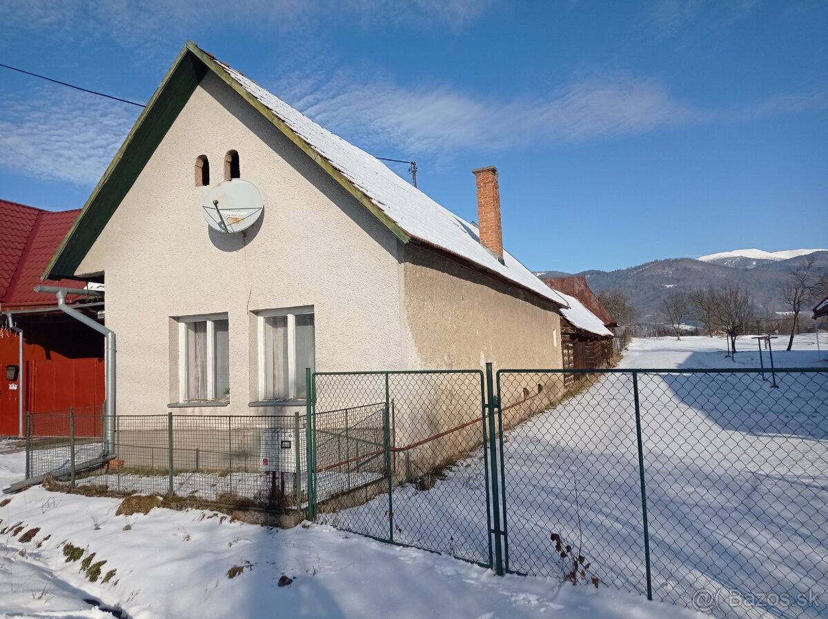 Chalupa na predaj v obci Jasenie