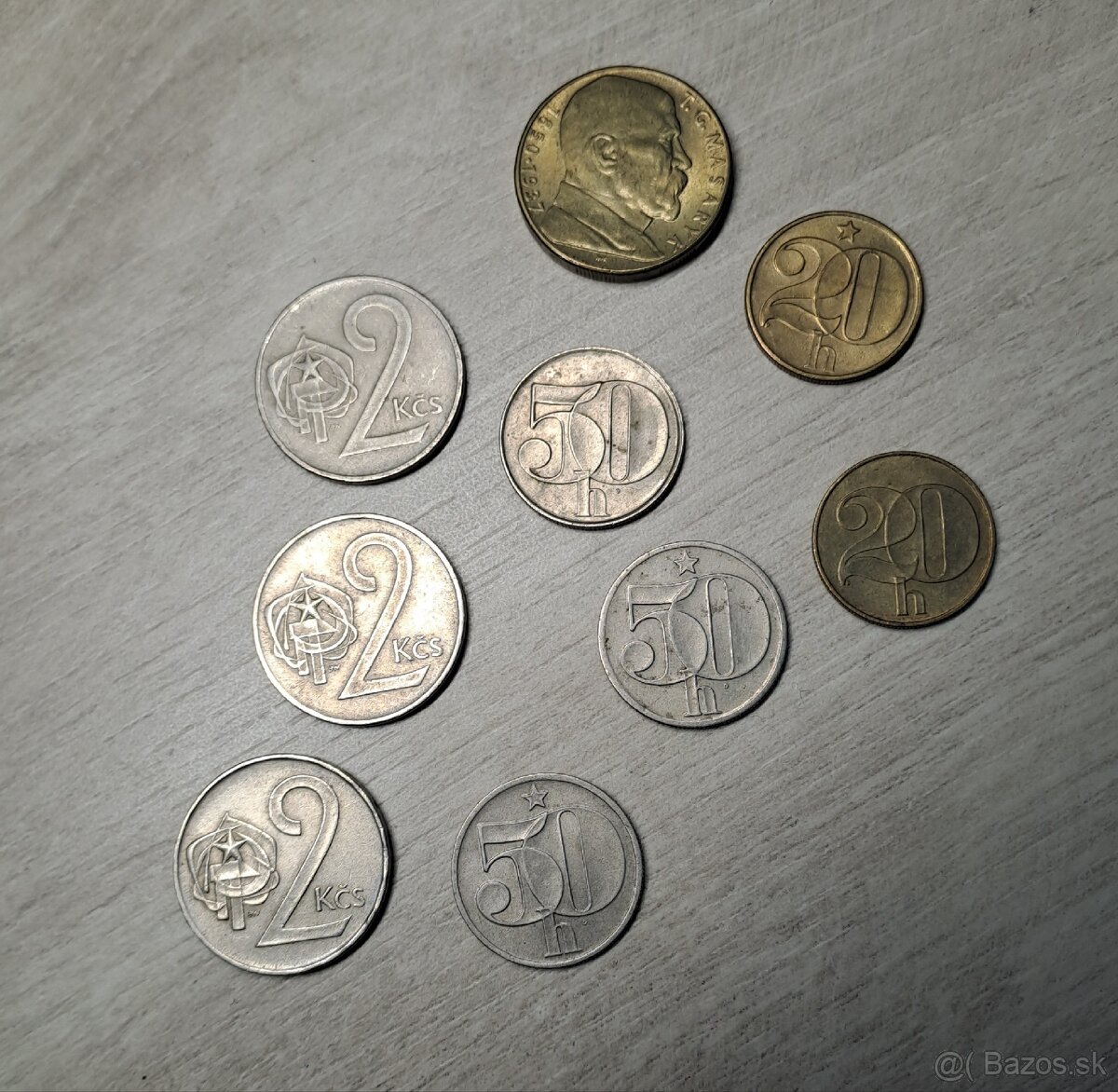 Mince ČSSR, ČSFR, lot.