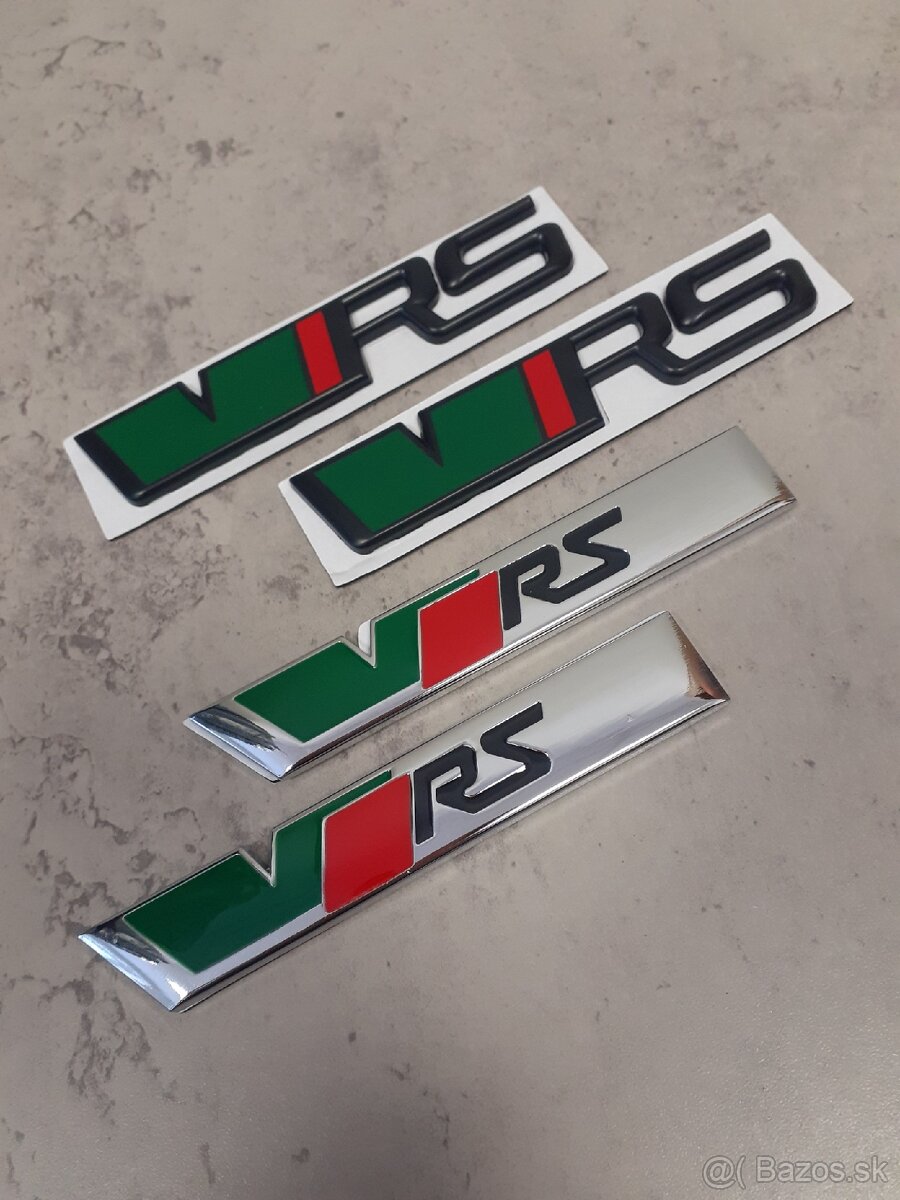 Škoda RS / VRS / V RS emblém