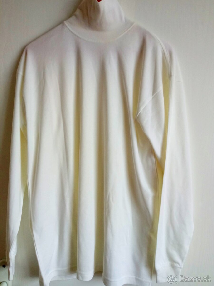 Rolak / pulover damsky biely, velkost XL