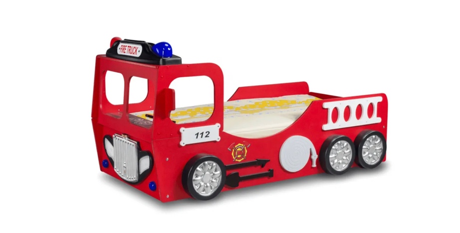 Detská postel hasičské auto