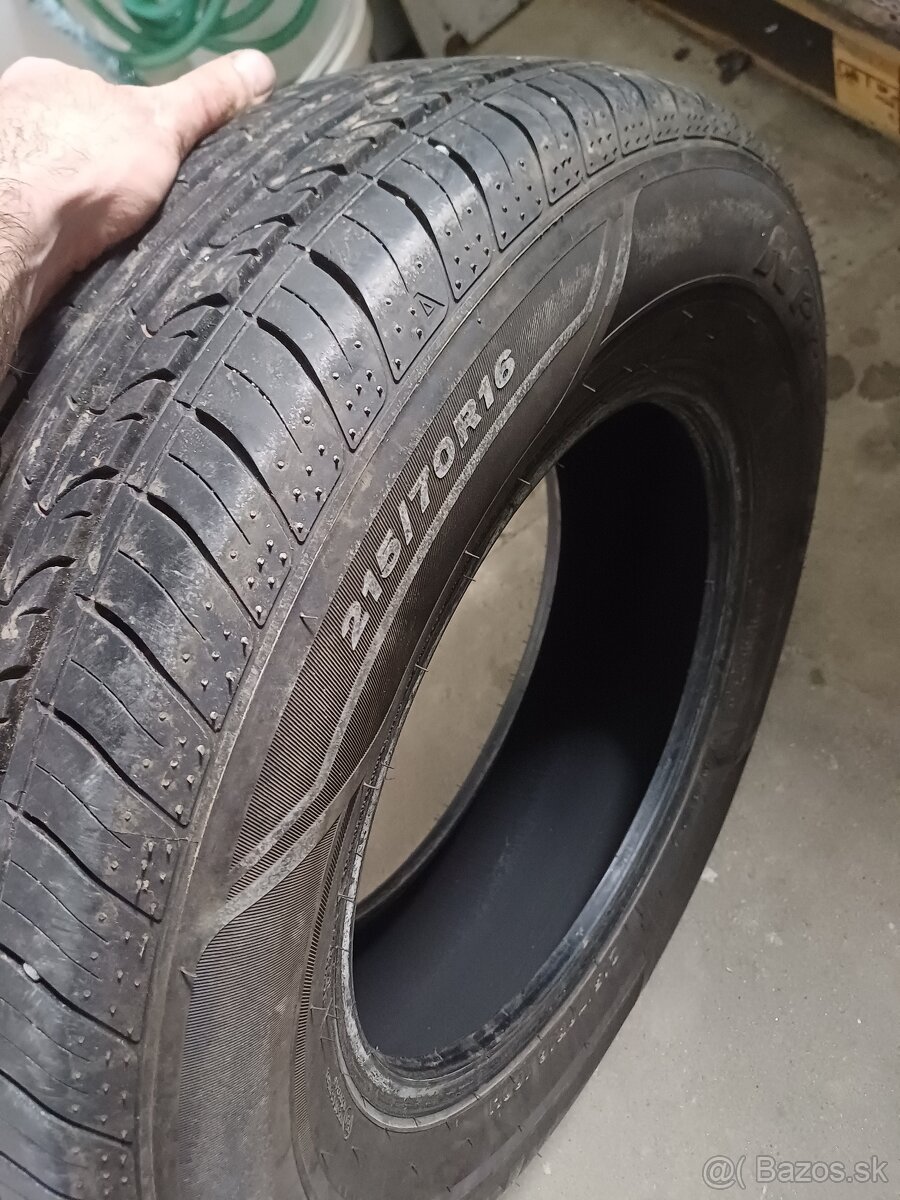 Ako nove Nexen NPriz RH1 215 70 r16 letné pneumatiky