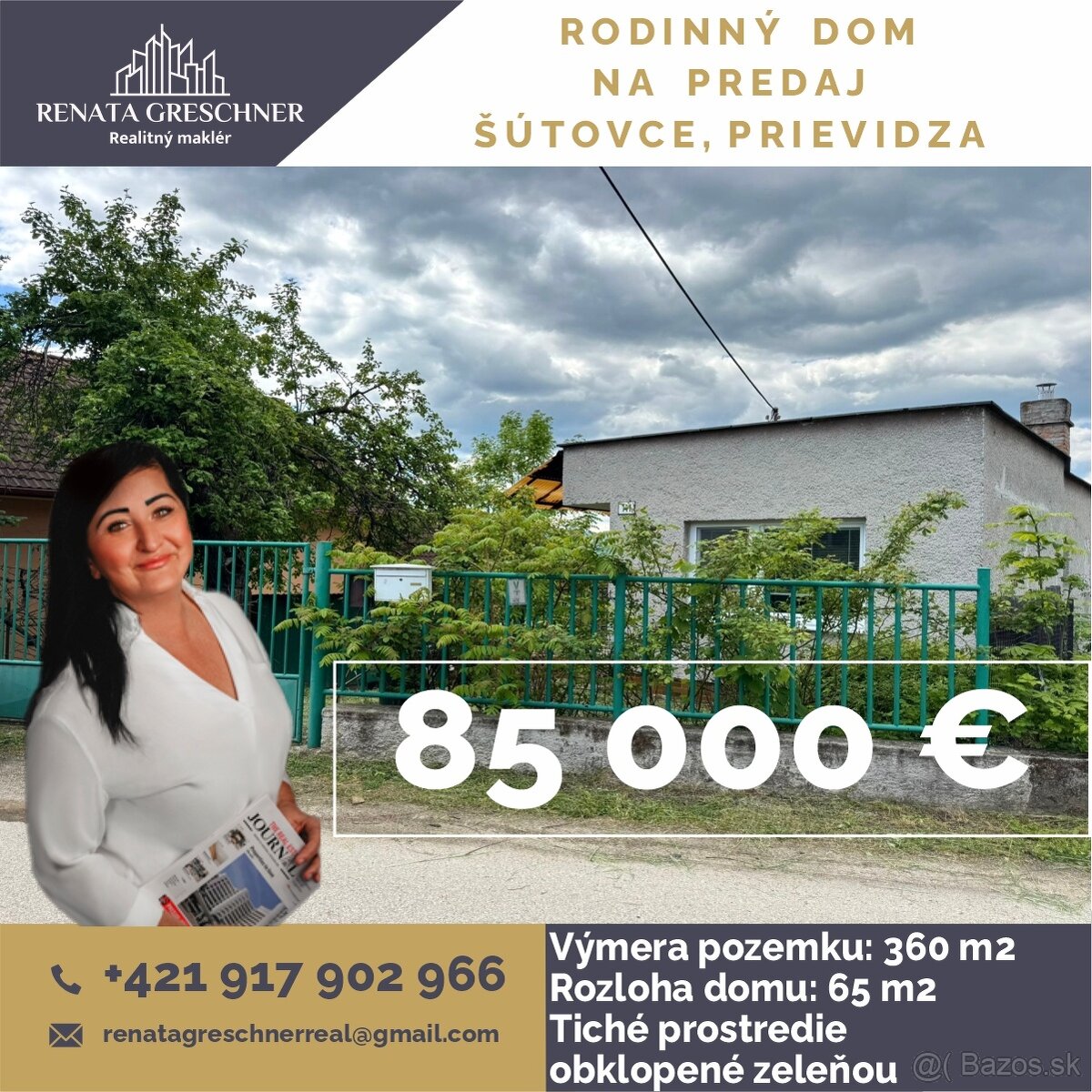 RODINNÝ DOM NA PREDAJ, ŠÚTOVCE, PRIEVIDZA