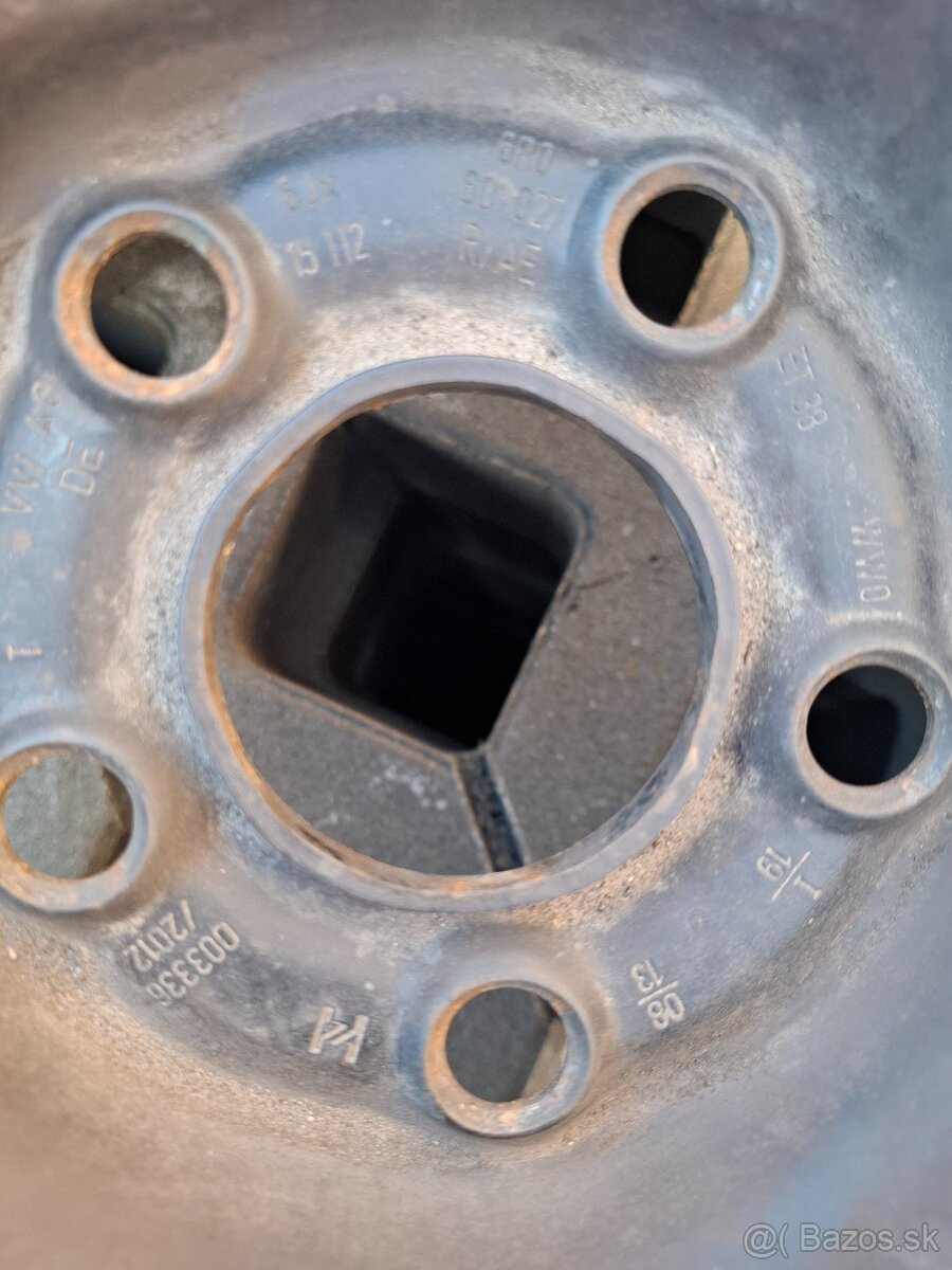 Plechové disky 5x112 R15/ ET38