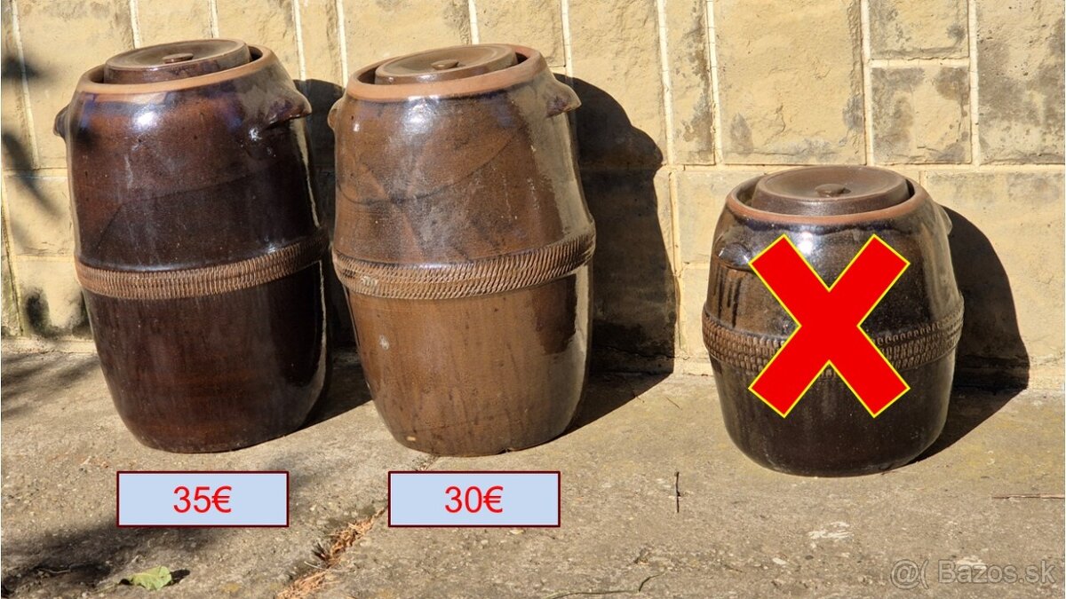 Kameninový súdok na kapustu