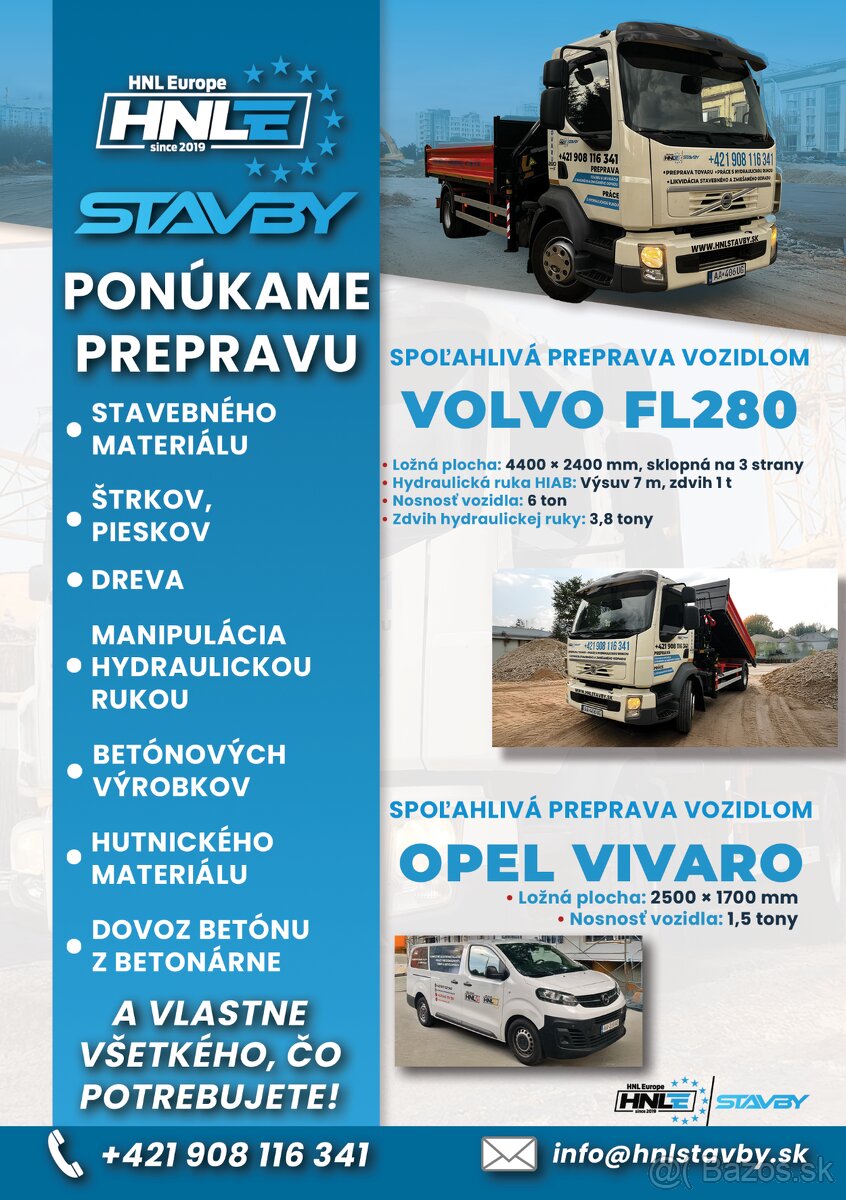 🔧 PREPRAVA MATERIÁLU – HYDRAULICKÁ RUKA | VOLVO FL280 🔧