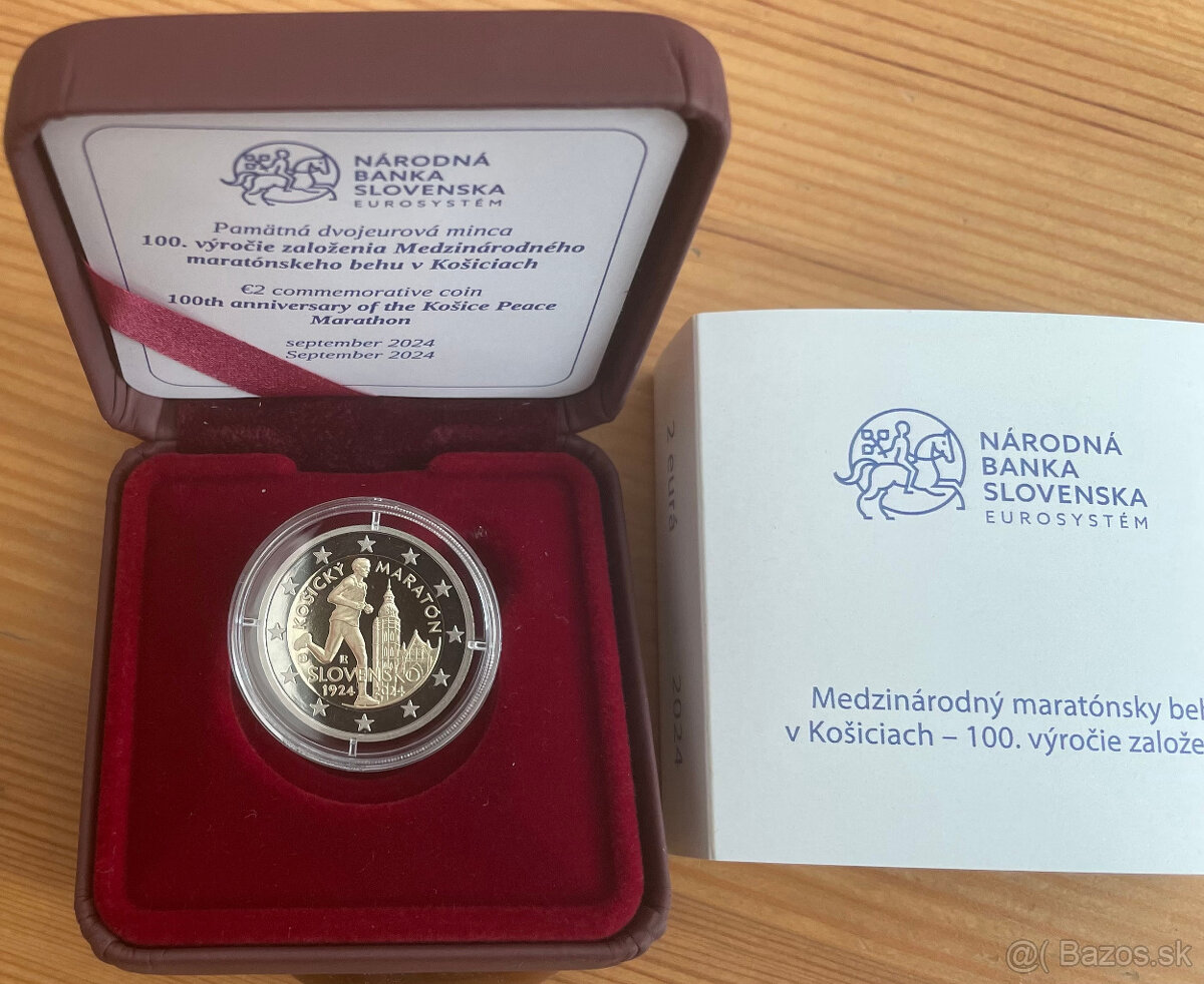 2 € proof minca Slovensko 2024