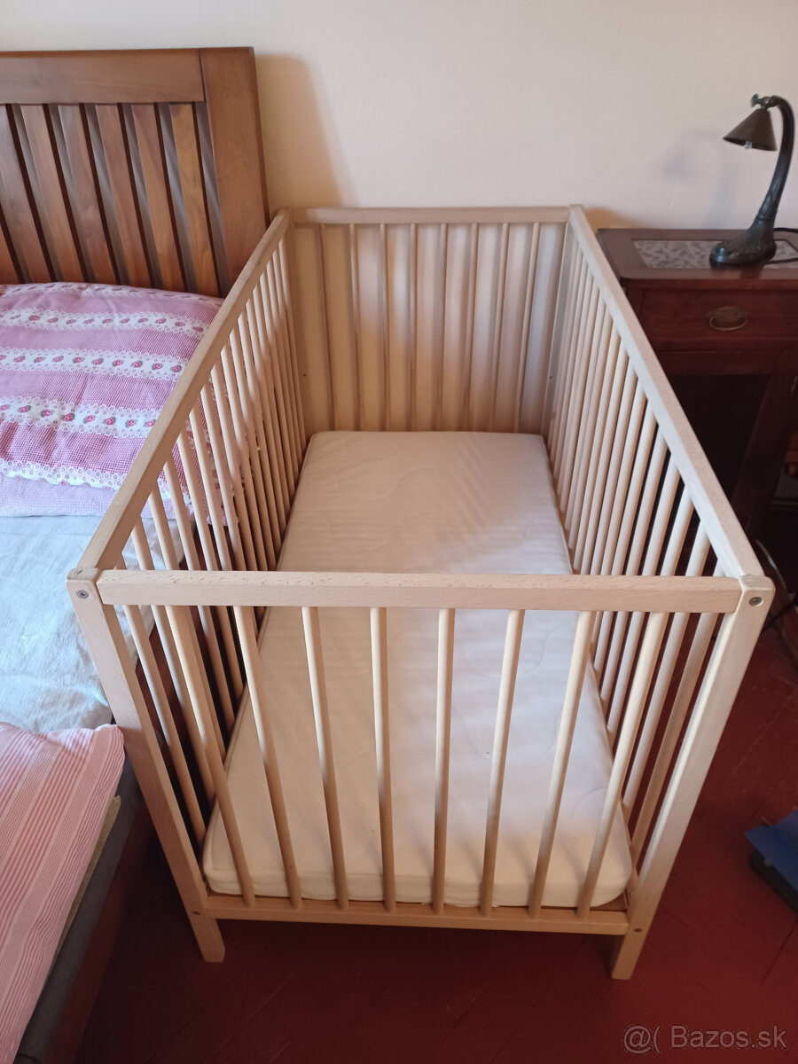 Detská postieľka IKEA - málo používaná