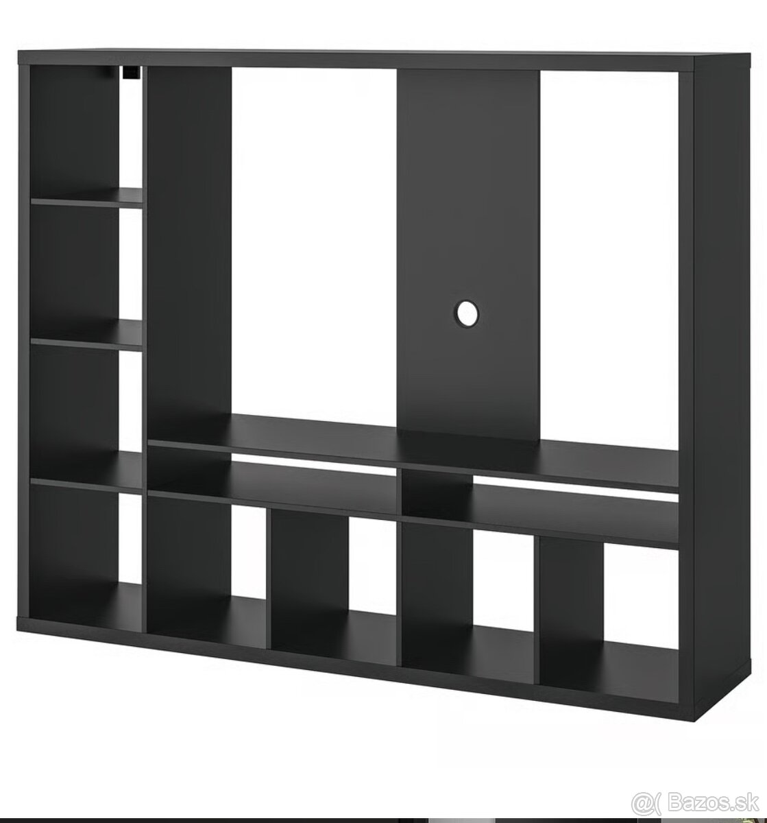 TV skrinka Laplland ikea - tmavohneda až čierna farba