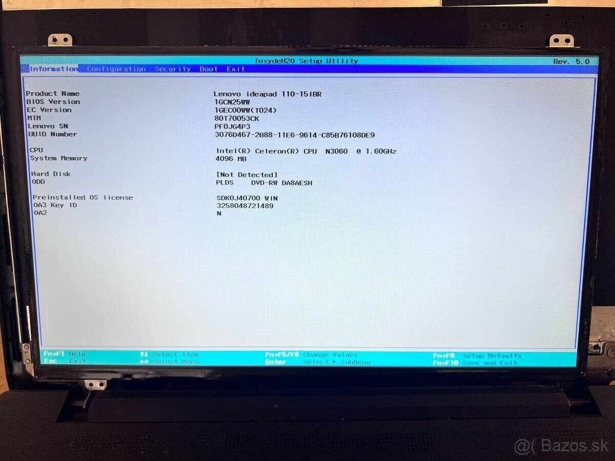 Predám obrazovku do notebooku 14"LED SLIM display 30pin.