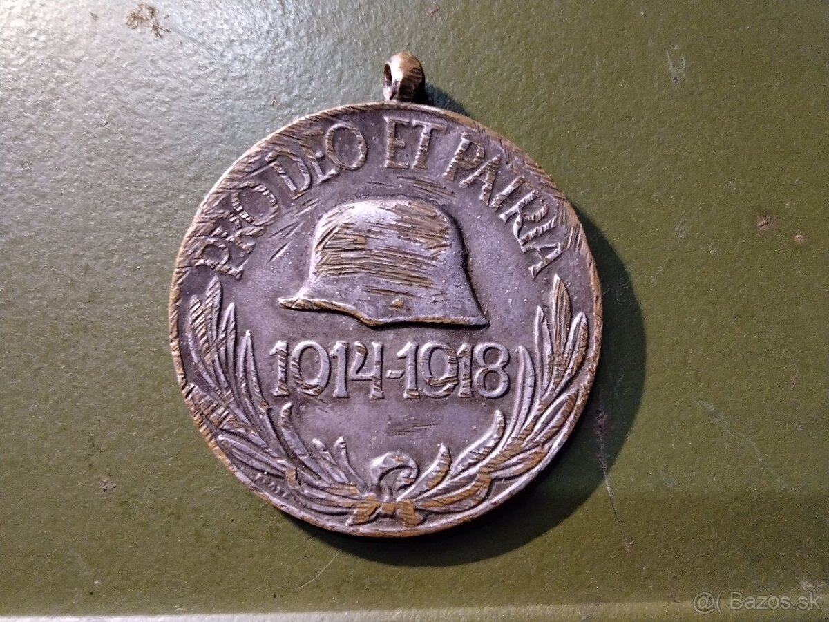 Predám maďarskú pamätnú medailu za prvú svetovú vojnu.