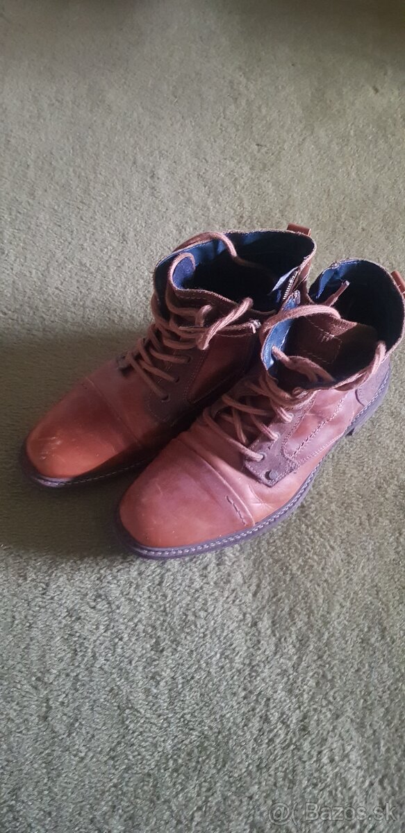 Kožené Baťa topánky, veľkosť 40