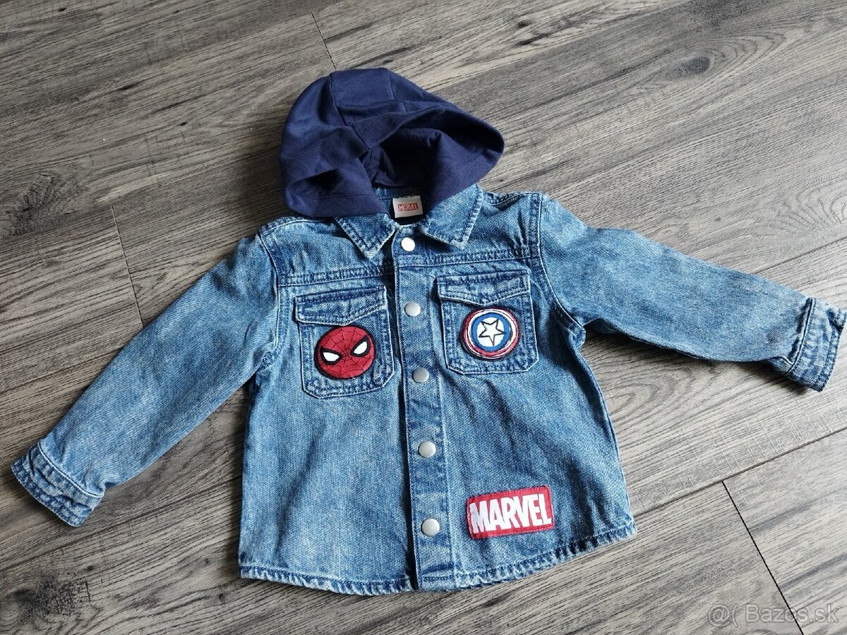 Rifľová bunda zn. Marvel nová
