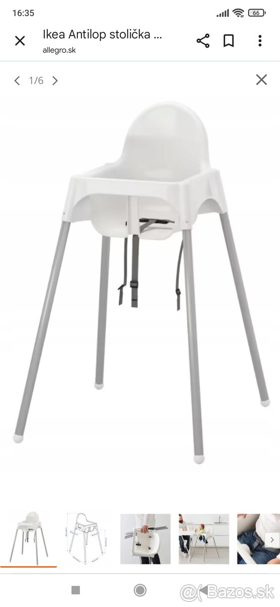 Detska stolička IKEA