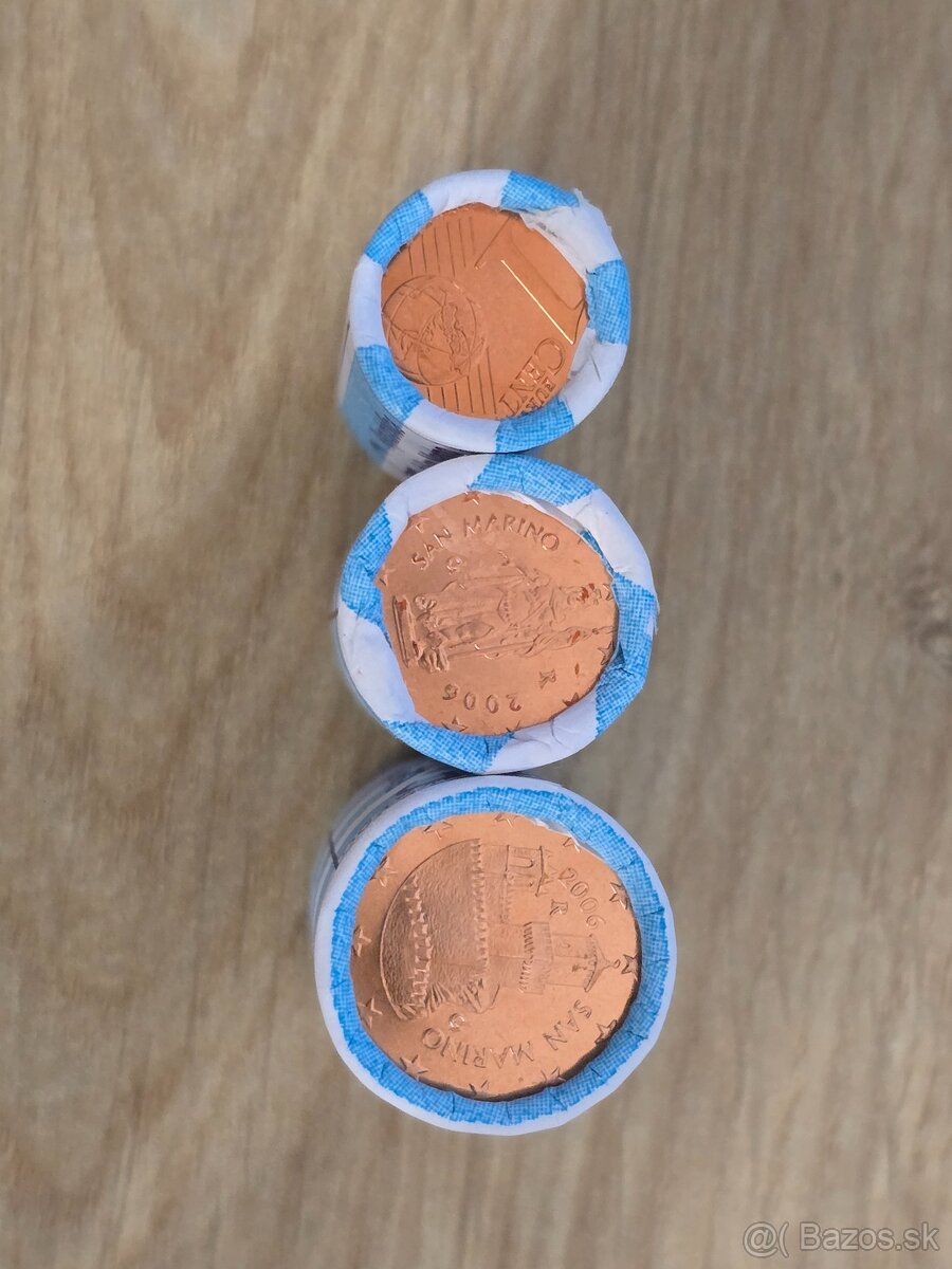 Rolky UNC San Marino 2006 1 2 5 cent