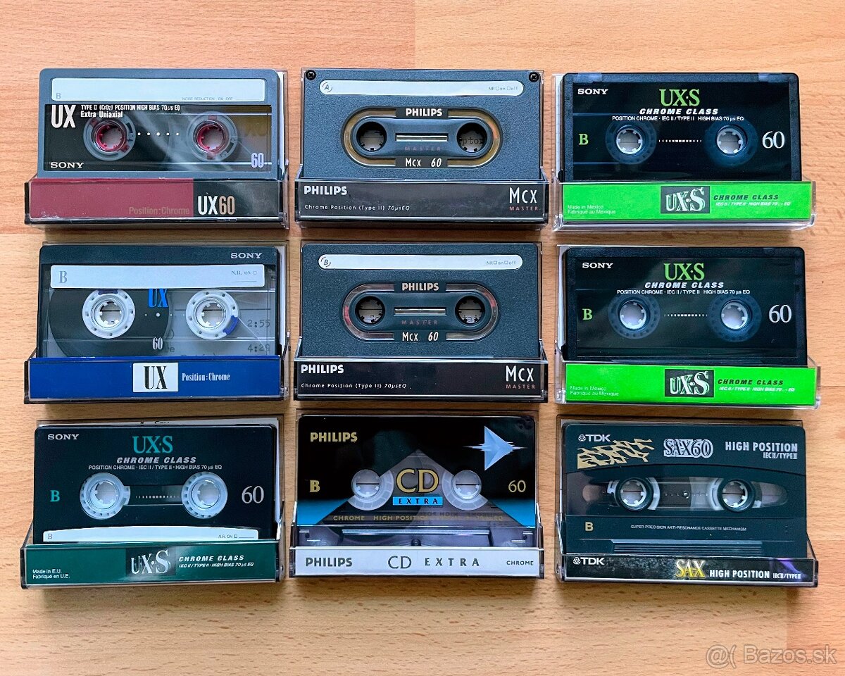 MC kazety chrómky 60