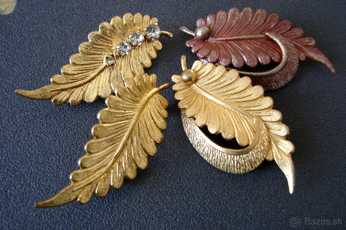 Starožitné brošne - listy