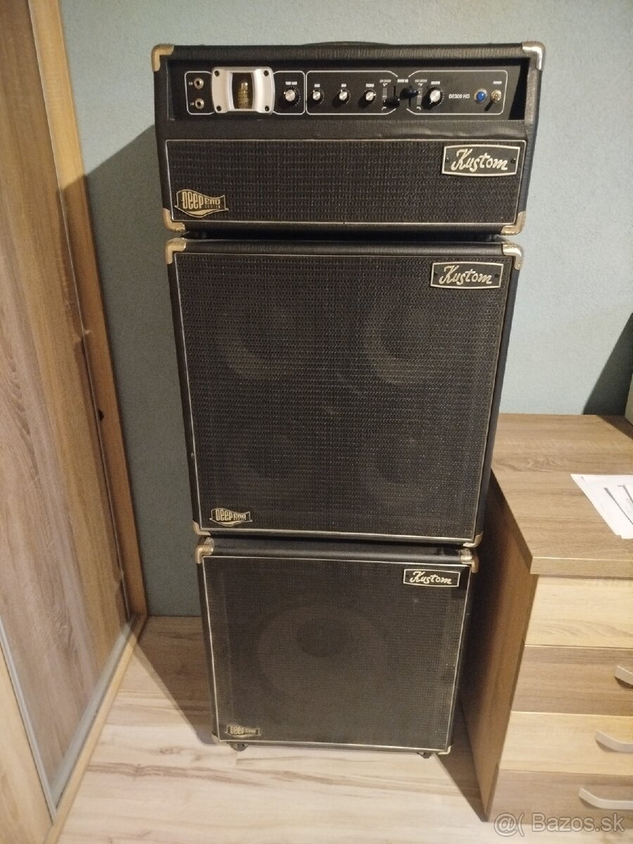 Predám bssagitarovu zostavu Kustom