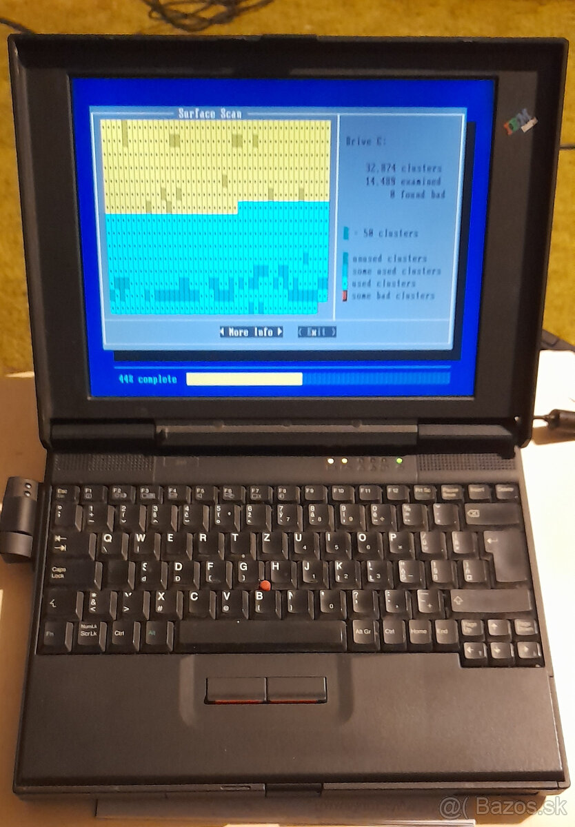 Predám RETRO notebook: IBM ThinkPad Type 2600