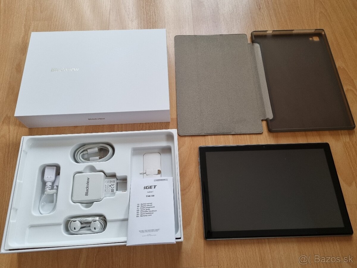 Nový 10,1 palcový tablet Blackview Tab 8 Grey, 4GB/64GB