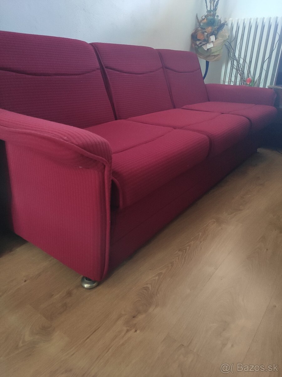 Retro gauč a kreslá - vintage štýl za symbolickú cenu