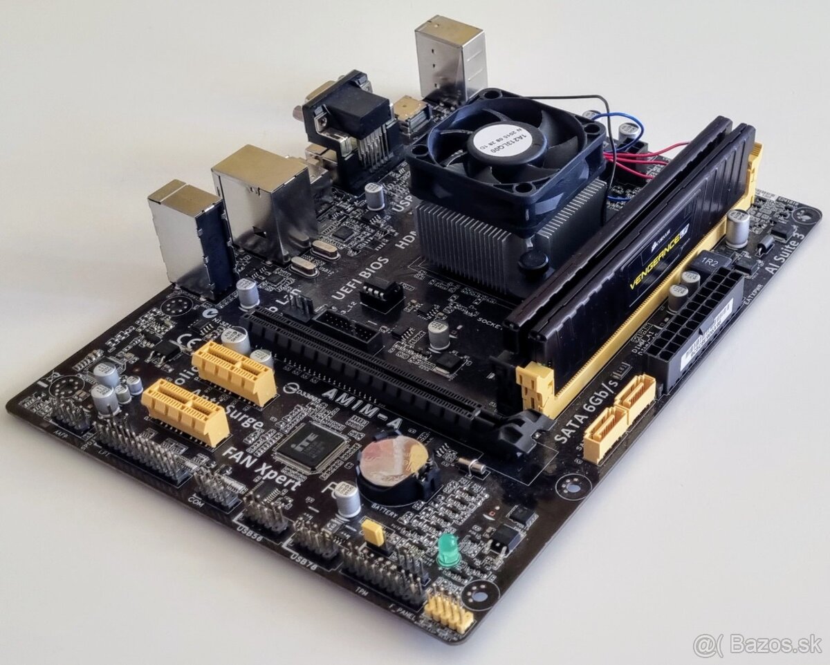 ASUS AM1M - A + AMD Athlon X4 5350 + 16GB DDR3
