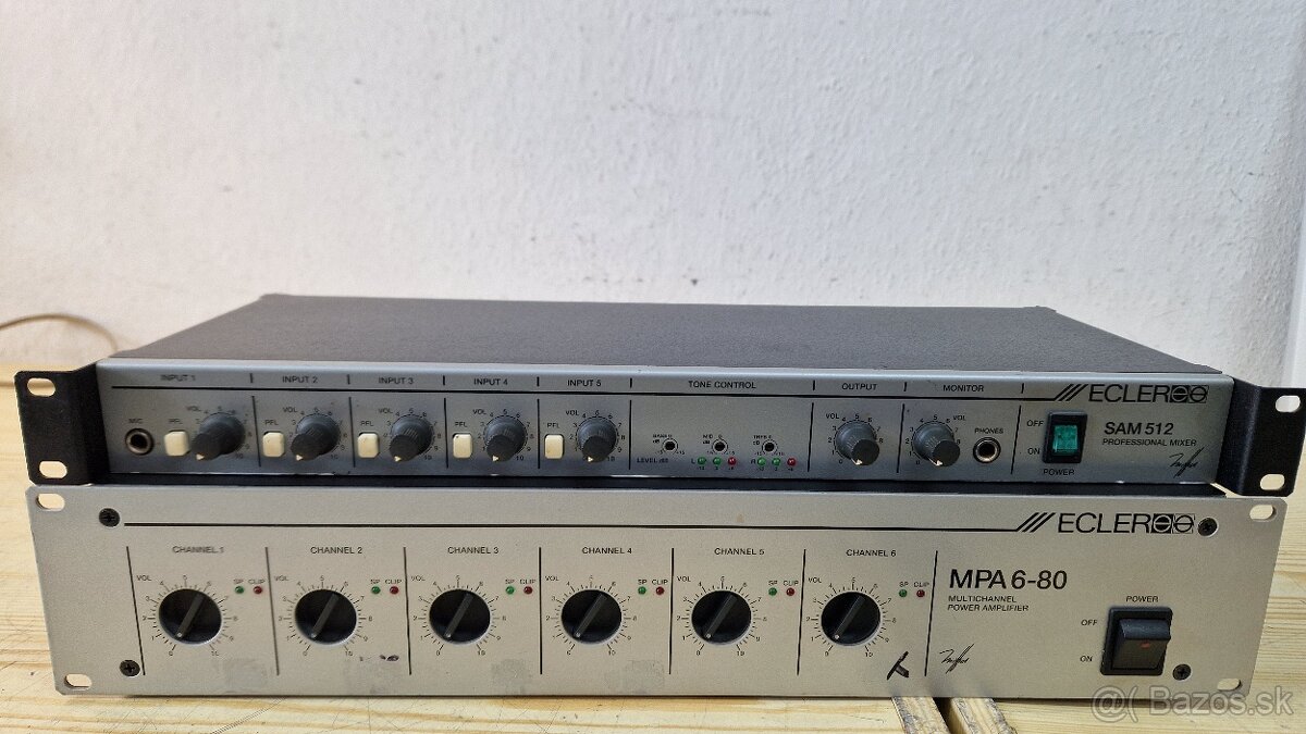 ECLER Zosilovac a mixer