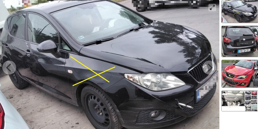 SEAT IBIZA J6 1.6 2010 predám MOTOR BTS, DVERE, NÁRAZNÍK, PR