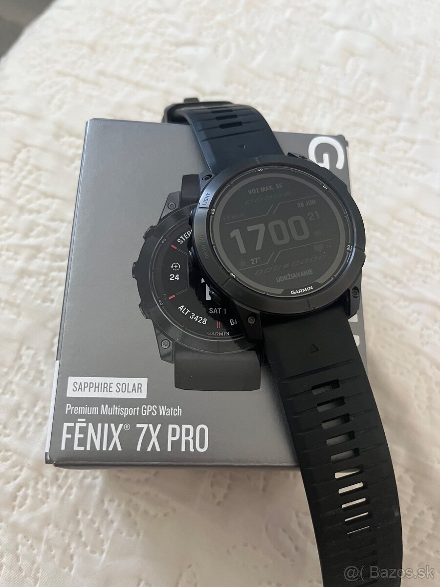 Garmin Fenix 7X Pro Solar Saphire