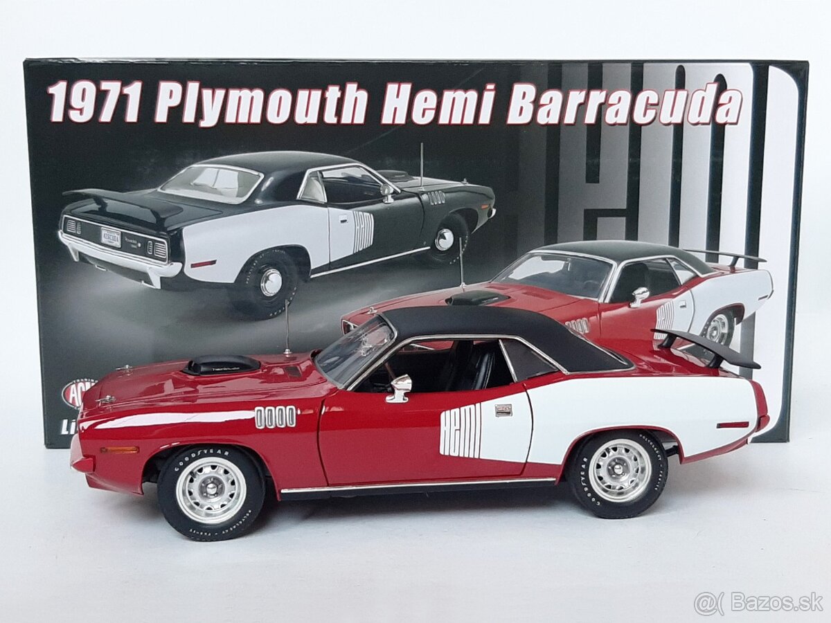 1:18 - Plymouth Hemi Cuda (1971) - ACME - 1:18