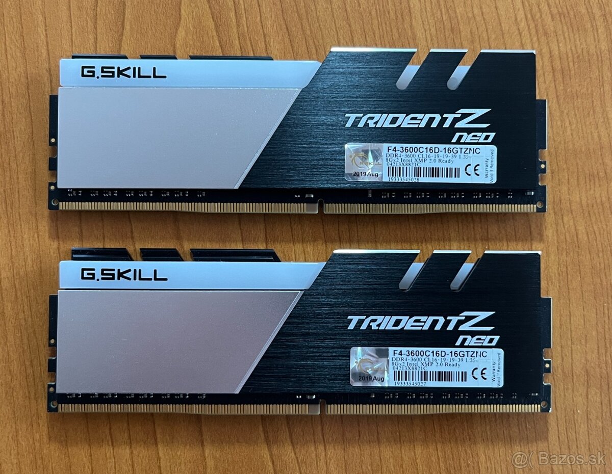 Predám 16 GB RAM DDR4, značka G.SKILL