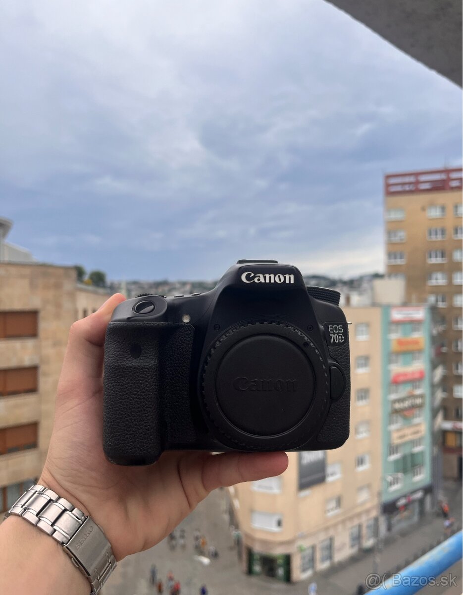 Predám Canon EOS 70D (menší technický nedostatok)