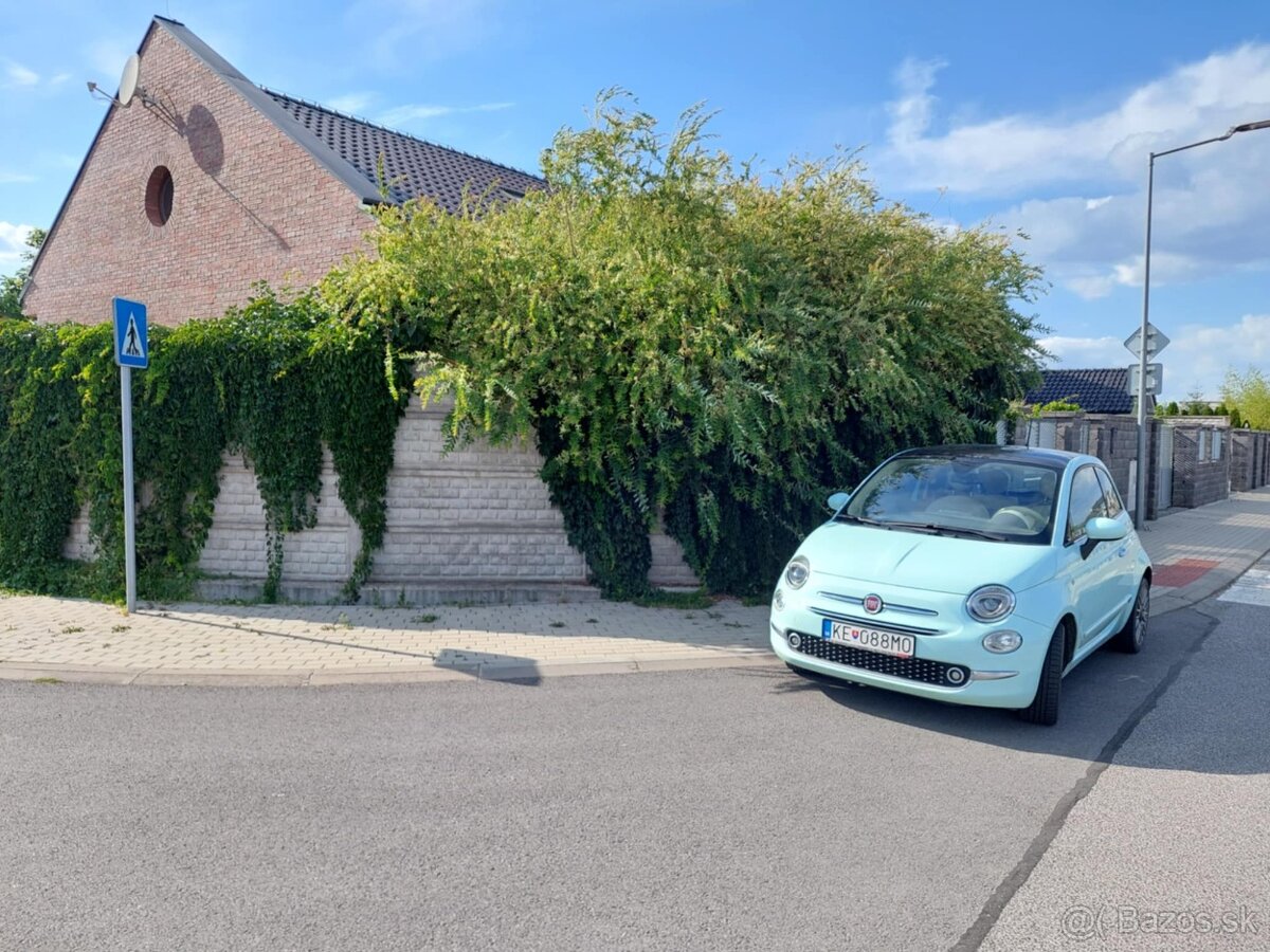 FIAT 500 🚗 1.2 benzín 🚗 80 XXX km