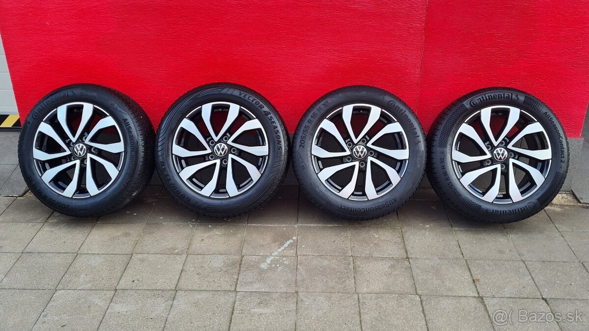 VOLKSWAGEN GOLF ORIGINÁL HLINÍKOVÉ DISKY 5x112