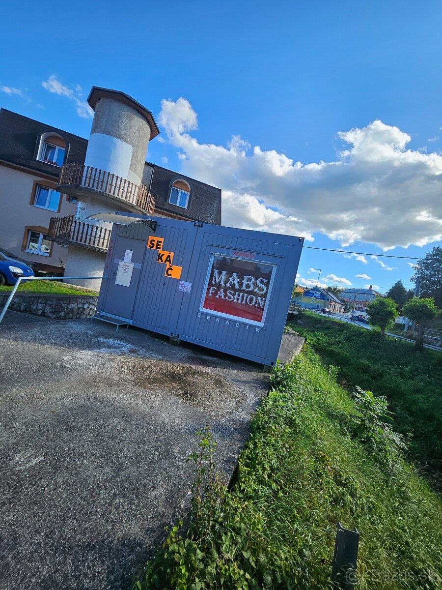 Kancelársky kontajner 30 m² – zateplený, klíma, voda, elektr