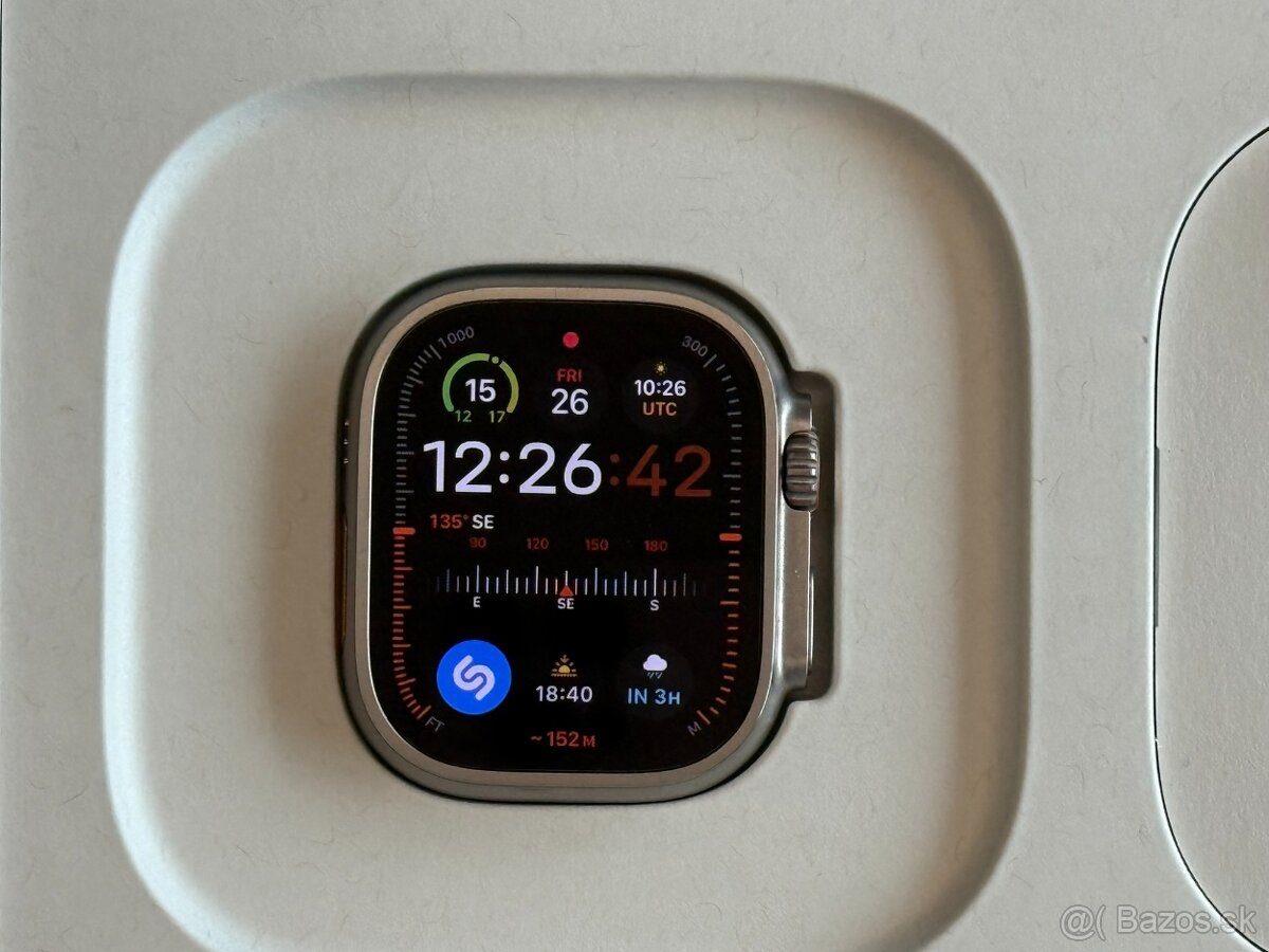 Apple Watch Ultra 2 prírodný titán - 100% stav