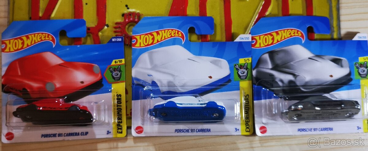 3x HW Porsche Carrera 911 / privesok