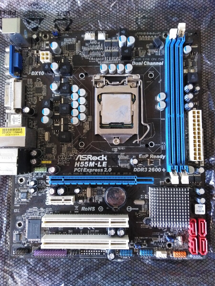 Doska soc. 1156 asrock H55M-LE a i3 540