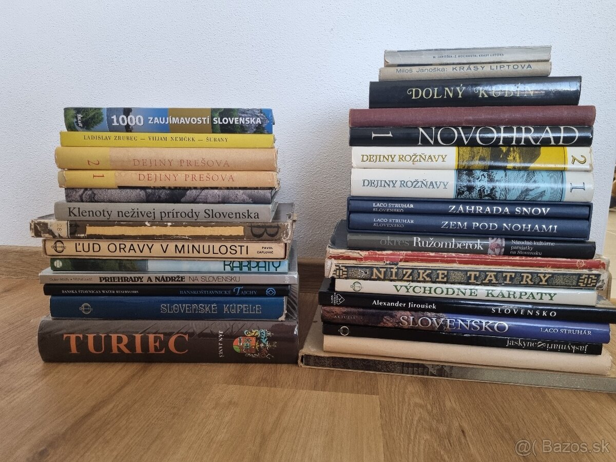 Knihy o Slovensku, mestách a prírode