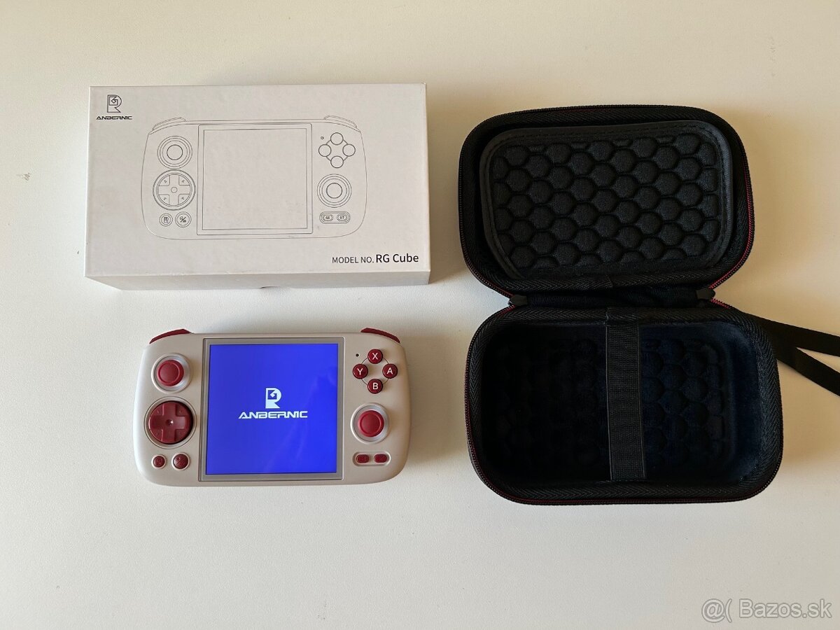 Retro herná konzola Anbernic RG Cube + pevný obal