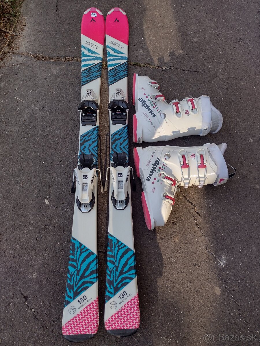 lyže 130cm,140cm