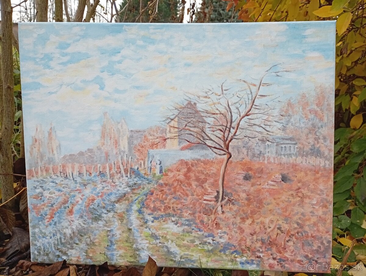 Obraz Alfred Sisley - Gelée blanche
