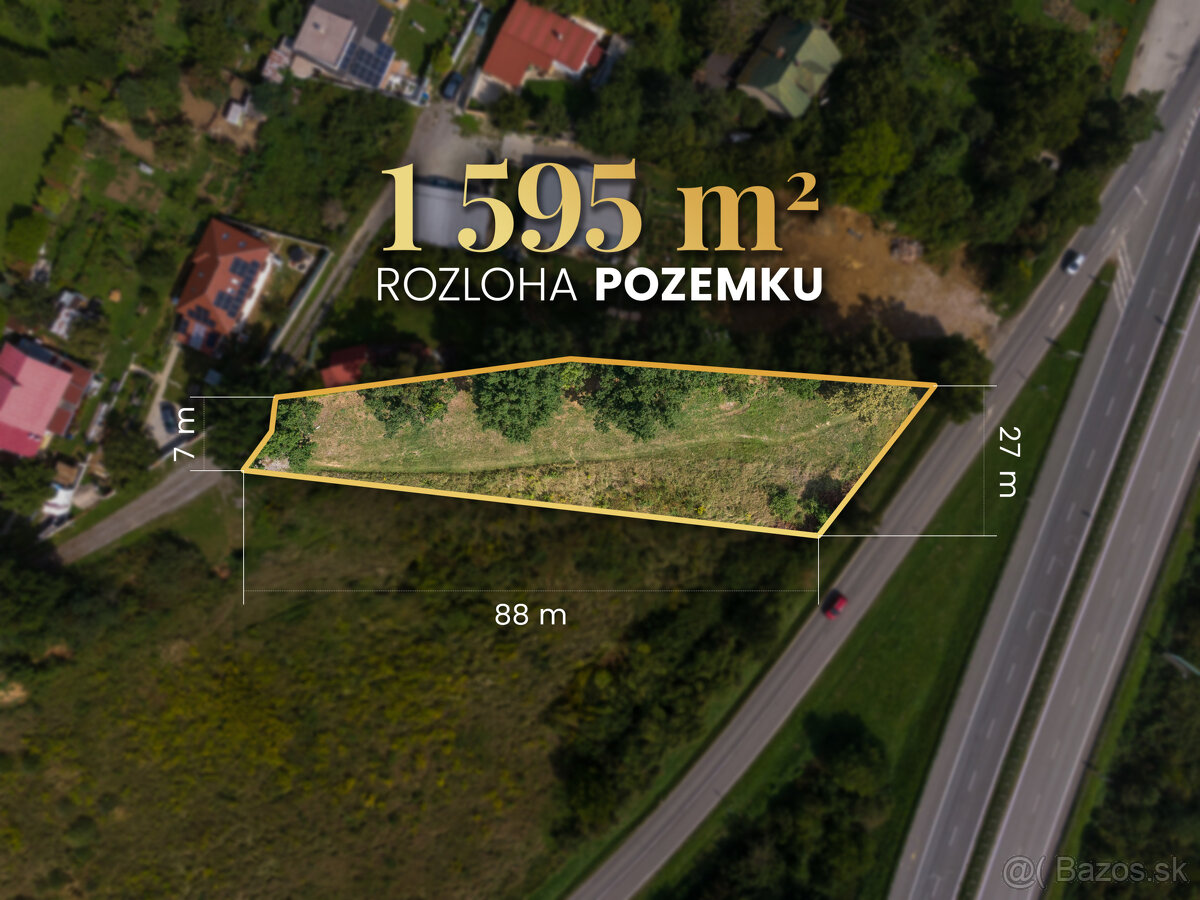 Pozemok 1 594 m² vo vyhľadávanej lokalite | Košíc - Lorinčík